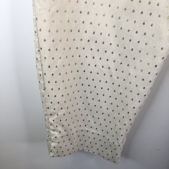 Lane Bryant Golden Waterdrop Print Cropped Pants Size 16 - Picture 2 of 8